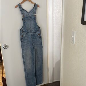 Denim Oversized Carpenter Overalls 
Style NJ221